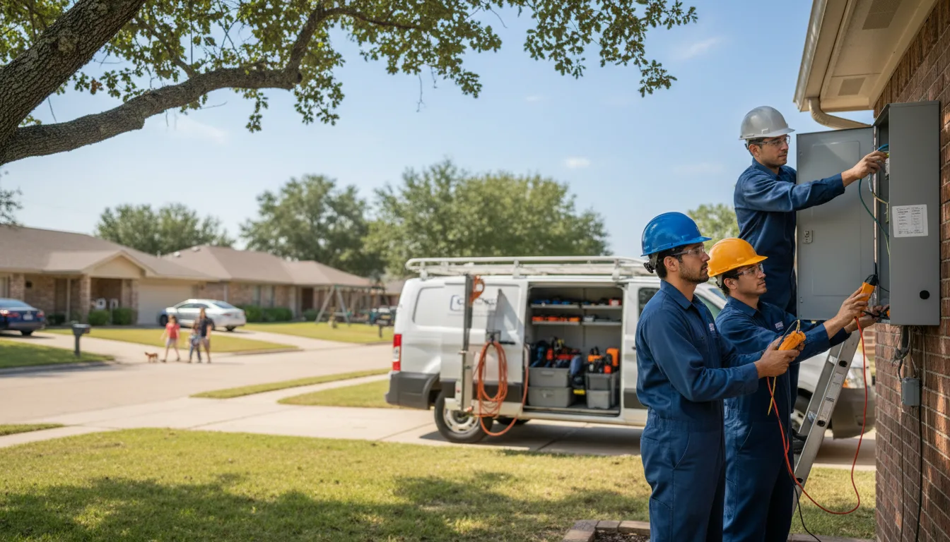 Certified electrician providing emergency electrical services in Platte Center, NE